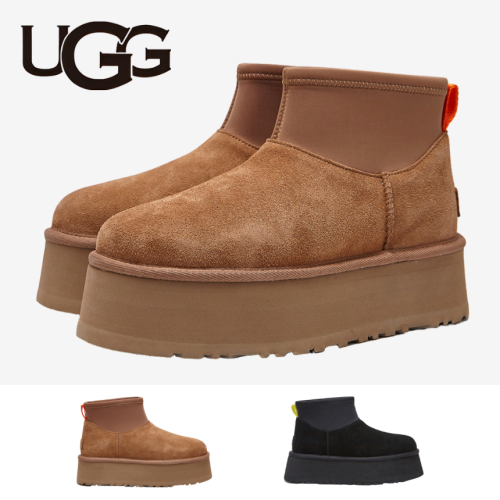 어그 클래식 미니 디퍼 체스넛 블랙 여성 밴딩 앵클 부츠 털신 UGG 미국
