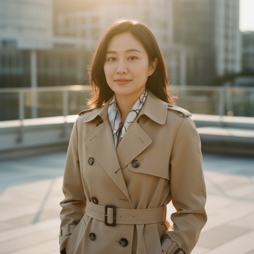 여성 봄 가을 쁘띠 사각 스카프 3개 세트