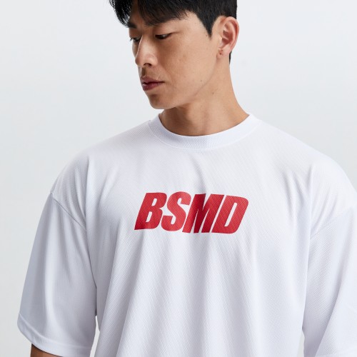 비스트모드 5컬러 메쉬 기능성 헬스 오버핏 반팔 티셔츠 짐웨어 BSMD