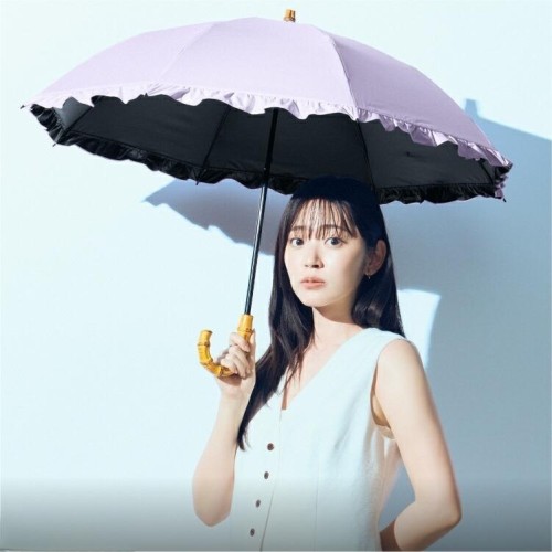 Wpc 일본 스타일 접이식 양산 2WAY 우양산 양우산 일본양산 UV차단 라벤더