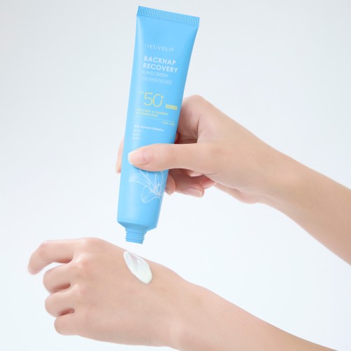 [화해 어워드 피부과 재생선크림] 뉴베리프 백합 리커버리 선크림 SPF 50+ 75ml, 1개