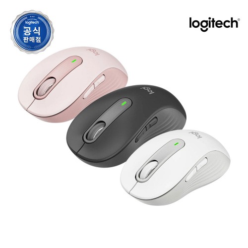 로지텍코리아 공식 Signature M650 블루투스 무선 마우스 오프화이트
