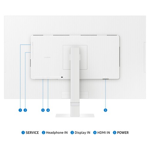 삼성전자 32인치(80.0cm) 뷰피니티 S7 고해상도 UHD 모니터 화이트 S32D701 LS32D701EAKXKR