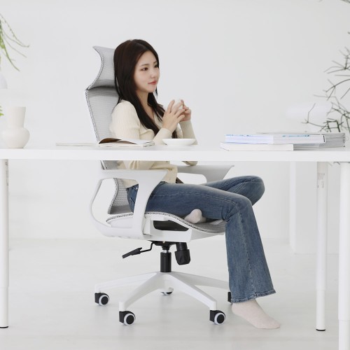린백 컴퓨터 사무실 책상 공부 학생 허리 편한 풀메쉬 의자 LB834H