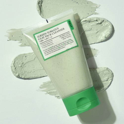 풀리 그린 토마토 클레이 팩 클렌저 120ml+해면 스펀지