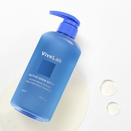 바이브랩 액티브 비오틴 펩타이드 쿨링 파랑 탈모샴푸 550ml, 3개