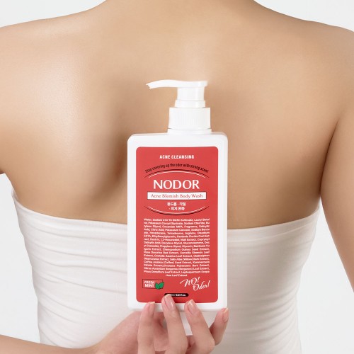 [노도르 공식몰] 아크네 블레미쉬 진정 바디워시 460ml 1개 등드름 트러블 개선