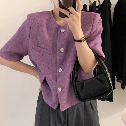 포니크랑 노카라린넨자켓 여름린넨자켓 3color