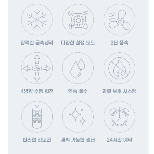 자가설치 창문형에어컨 원룸 소형 저소음 실외기없는 창호형에어컨