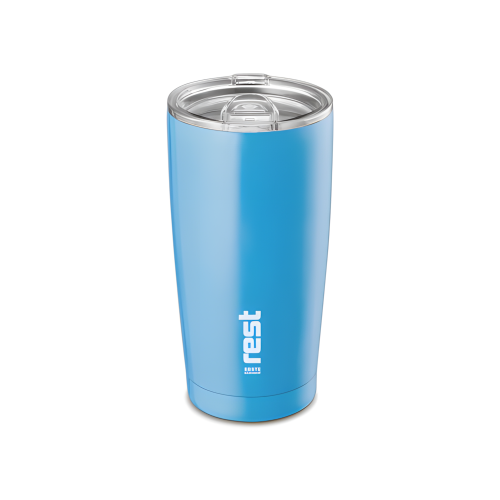 세척 편한 보온 보냉 사무실 헬스장에서 쓰기 좋은 리유저블 텀블러 600ml, 블루
