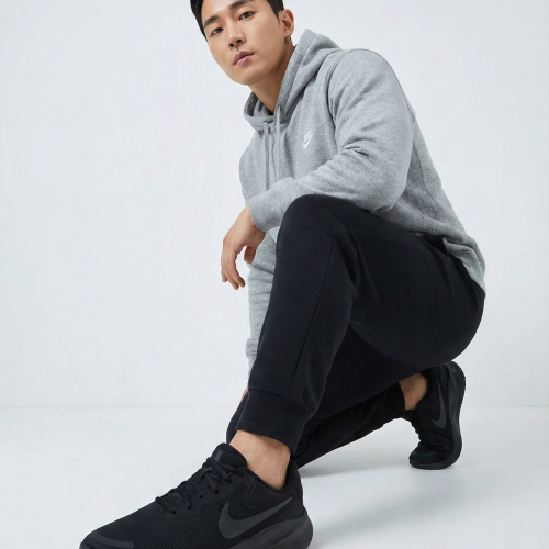[국내매장판] 나이키 레볼루션 가벼운 런닝화 남여공용 커플 슈즈 발편한 헬스화 조깅화 올블랙7(WIDE), 275
