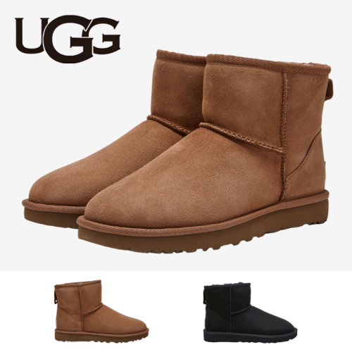 어그 클래식 미니 II 부츠 체스넛 블랙 여성 어그부츠 털신 UGG 미국