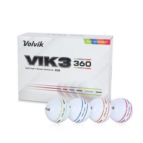 [볼빅 정품] VIK3 빅3 360 골프공 3피스