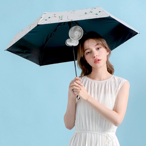 프롬비 쿨 브리즈 클립형 집게형 미니 무선 휴대용 사무실 책상용 선풍기 화이트