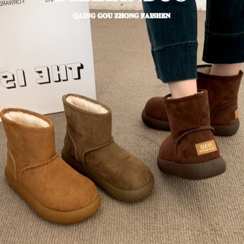 여성 겨울 스노우 부츠 따뜻한 양털 안감 패딩부츠 가벼운 착용감 스타일리시한 미끄럼방지 겨울신발