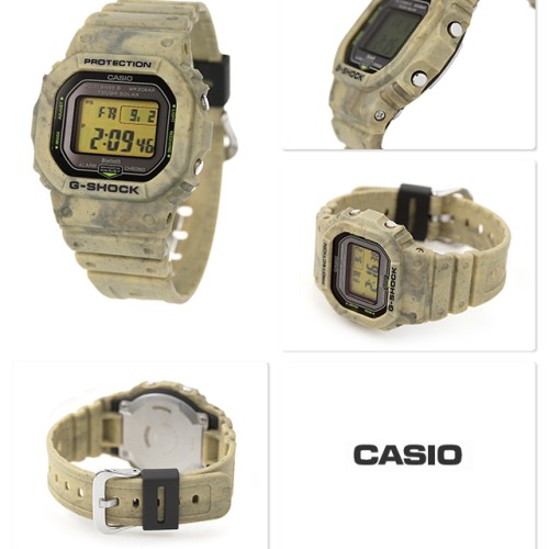 카시오 CASIO 지샥 블루투스 샌드랜드 남성 손목 시계 GW-B5600SL-5JF