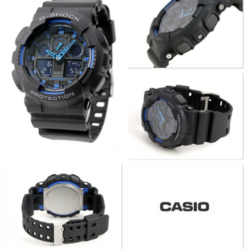 카시오 CASIO 지샥 검파 남성 손목 레저 캐주얼 군대 시계 GA100-1A2