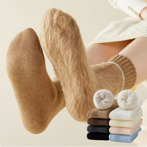겨울 따뜻한 보온 기모 양말 융털양말 무압박 무지 겨울양말 여성양말 KK999
