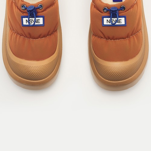 느쉐 큐폴라 양털 방한화 패딩 뮬 슬리퍼 5.5CM -NSW607TA