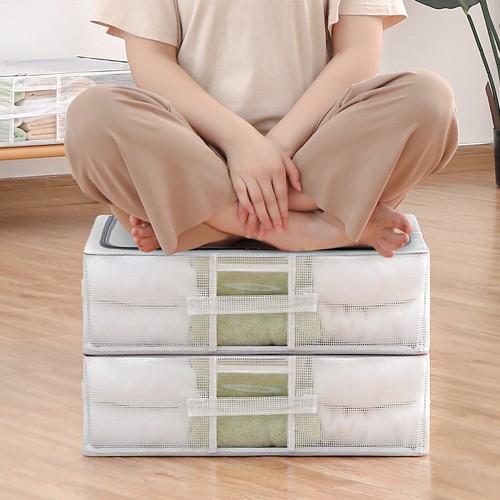 [단독] 침대밑수납 언더베드리빙박스 패브릭수납함 이불보관함 보관팩 이불정리함 30L