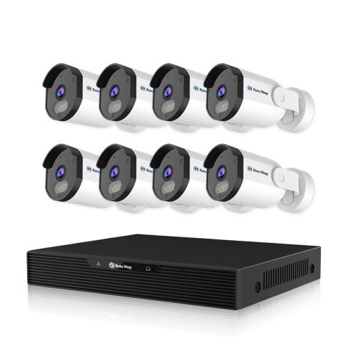 글로벌아이넷 로보뷰 NVR 8채널 AI POE CCTV 녹화기 4K UHD N5 8개 세트