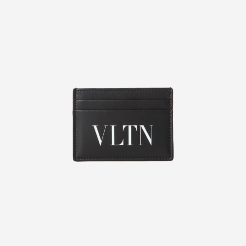 발렌티노 카드지갑 브이 로고 시그니처 VLTN 락스터드 남성 여성 지퍼 명함