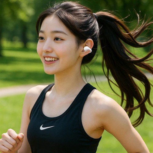 티버디 골전도 블루투스 이어폰 오픈형 무선 귀안아픈 러닝 등산 자전거