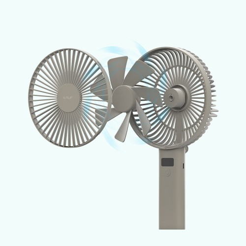 카프 휴대용선풍기 BLDC 무선 접이식 손선풍기 빅팬 16cm 카키
