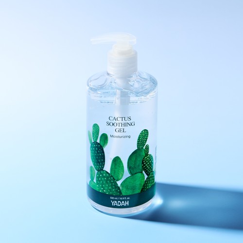 야다 선인장 수딩젤 비건 수분진정 쿨링 바디로션 500ml, 1개