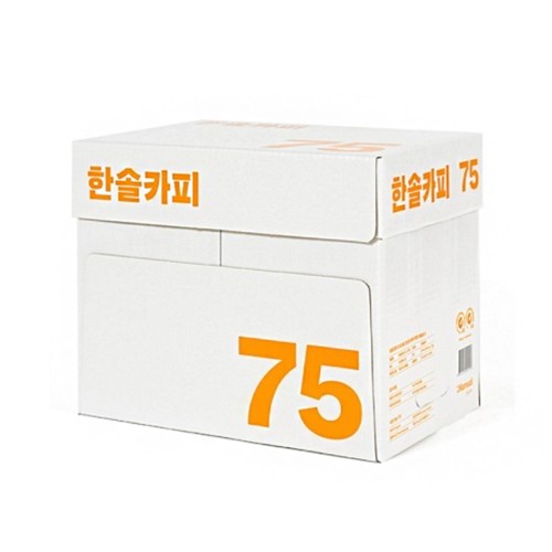 한솔카피 75g a4용지 1박스 2500매 복사용지 복사지 걸림최소화