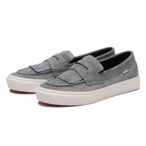 반스 VANS 가죽 로퍼 슬립온 V196CF 화이트 핑크 그레이 3컬러