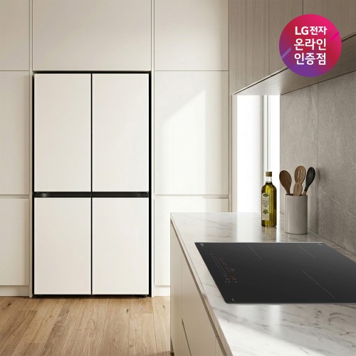 LG 디오스 오브제컬렉션 매직스페이스 냉장고 + LG 디오스 인덕션 (T875MEE111 + BEI3ASB2OE)