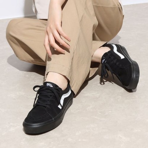 반스 SK8 로우 스니커즈 트리플 블랙 콘트라스트 VN0A5KXDBZW