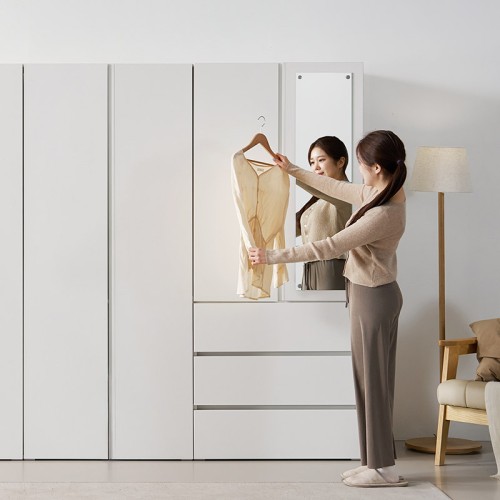 e스마트 라일 LPM 학생 작은방 간이옷장 싱글 원룸 옷장 800