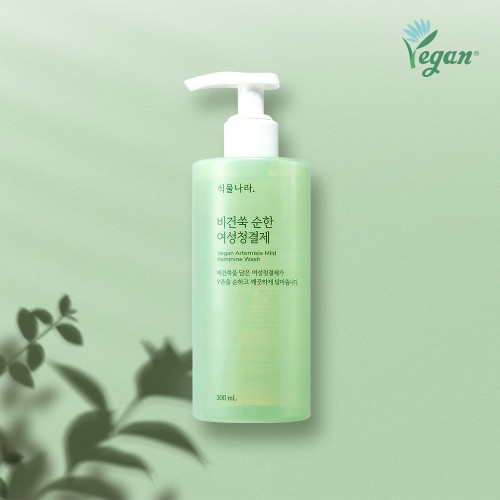 식물나라 비건쑥 순한 여성청결제 리필 기획 (300mL x 2개)