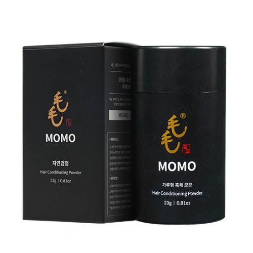 모모 흑채 남자 여성 순간증모제 23g, 갈색, 1개