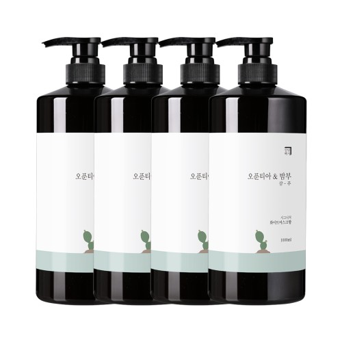 3+1 살림백서 대용량 샴푸 1000ml 약산성 천연지수81% 비듬 민감성 베이비향 지성 두피 청소년 사춘기 초등학생 퍼퓸 정수리 냄새