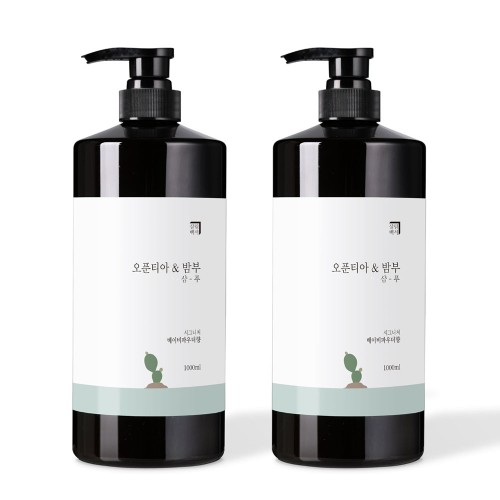 살림백서 약산성 샴푸 1000ml 유칼립투스 비듬 무실리콘 지성 민감성 대용량