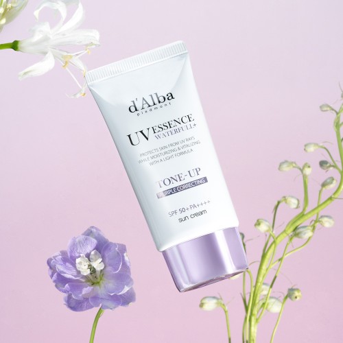 [쿨톤 아이돌 PICK!][증정] 달바 비건 워터풀 퍼플 톤업 선크림 50mlX2개+선크림 15ml(1mlx15매) 증정