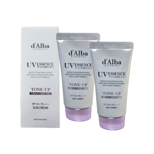 달바 워터풀 퍼플 톤업 선크림 50ml x2개