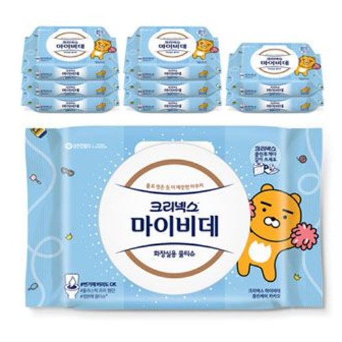 크리넥스 마이비데 클린케어 카카오 캡 40매X9팩