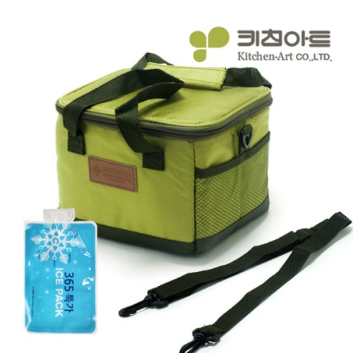 키친아트 쿨러백 보냉백 접이식 캠핑 도시락 보냉가방 5L