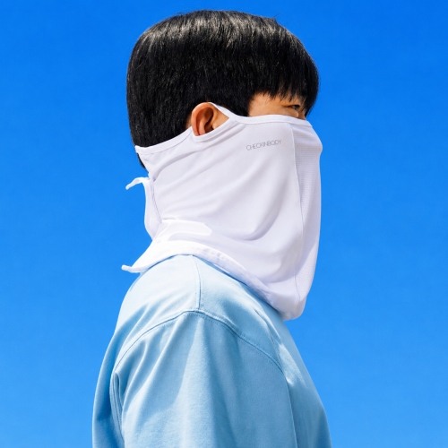 체크인바디 자외선차단 쿨 마스크 골프 러닝 등산 자전거 얼굴햇빛가리개 국산 여름용
