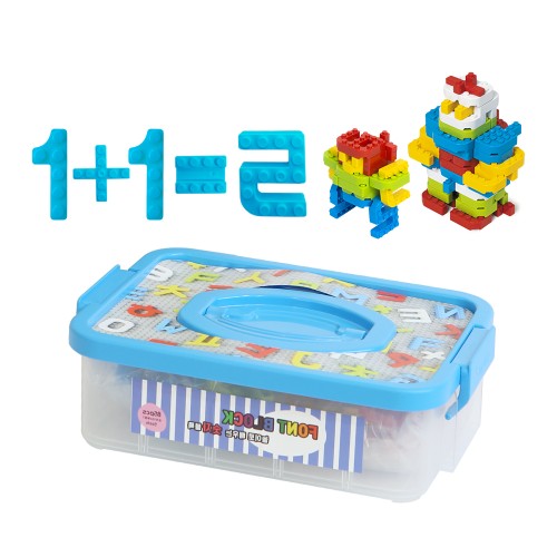 플라팜 글자블럭 한글공부 161pcs 레고호환 블럭 교구
