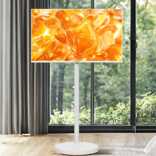 더함 이동식 이동형 삼탠바이미 스마트 구글 5.0 QLED 화이트 티비 81cm(32인치), 에센셜, 직접설치