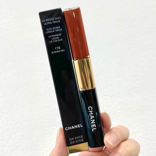 샤넬 립스틱 르 루쥬 듀오 울트라 뜨뉘 립코스메틱 176 버닝 레드