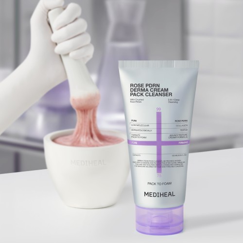 메디힐 더마 크림 팩 클렌저 클렌징폼 피디알엔, 120ml, 2개