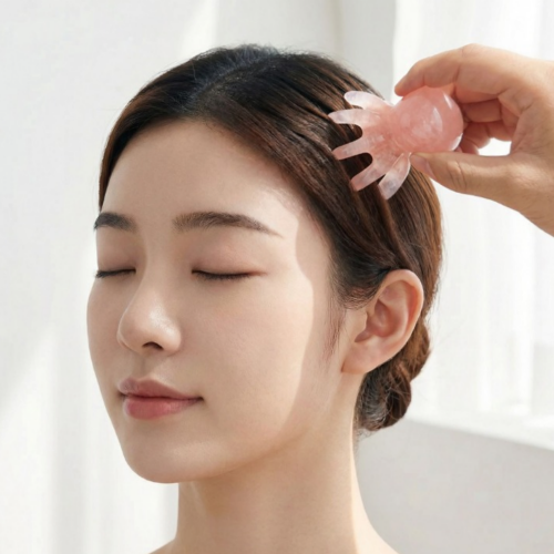 블링홈즈 미니문어괄사마사지기 두피마사지 측두근괄사 문어발