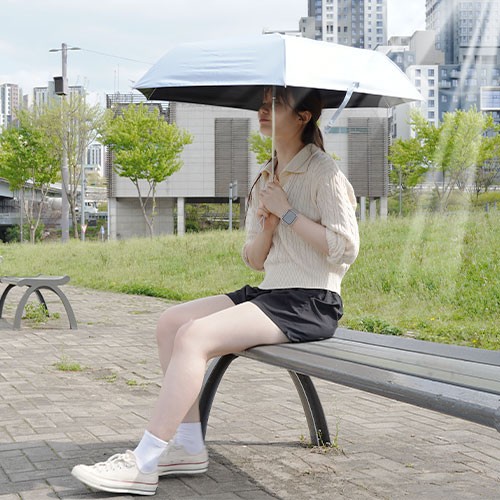 써니코어 암막 우양산 자동양산 자외선차단 미니 양우산 초경량