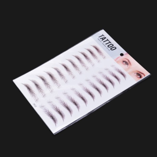 붙이는 눈썹 타투 스티커 눈썹 헤나 문신 스티커 비상용